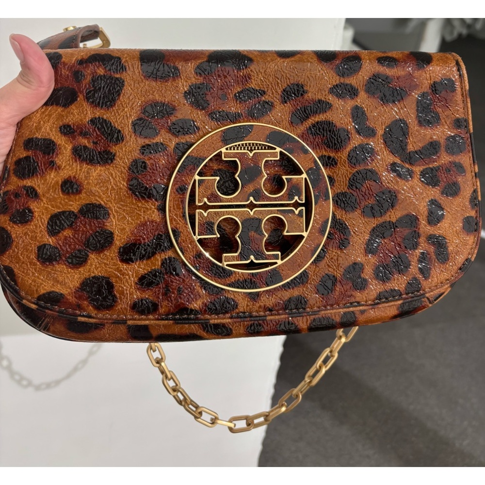 Tory Burch, vintage leopard bag